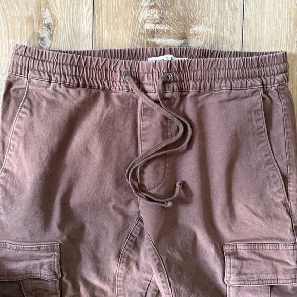 PacSun Men's Eco Stretch Canvas Khaki Slim Cargo Pants - Picture 3 of 16